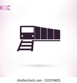 train vector icon