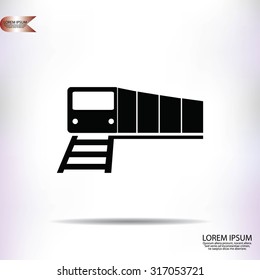 train vector icon