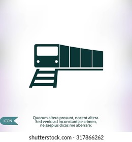 train vector icon