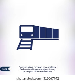 train vector icon