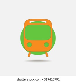 train vector icon
