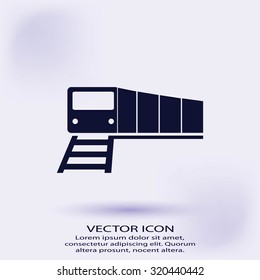 train vector icon