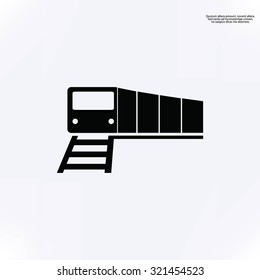 train vector icon