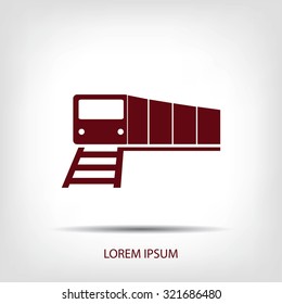 train vector icon