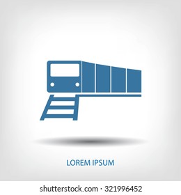 train vector icon