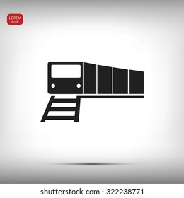 train vector icon