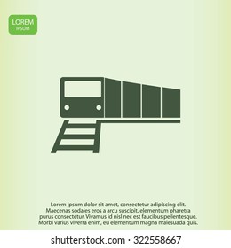 train vector icon