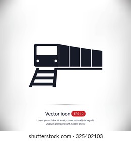 train vector icon