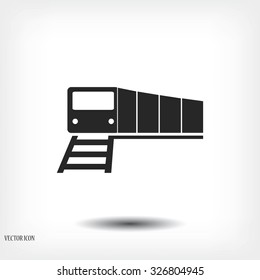 train vector icon