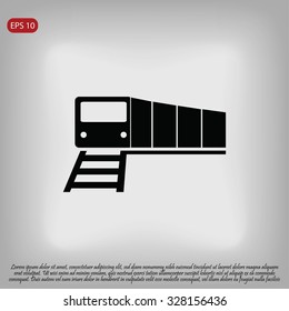 train vector icon