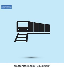 train vector icon