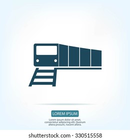 train vector icon