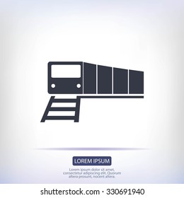train vector icon