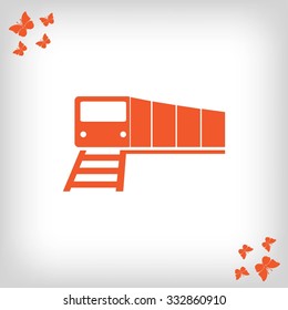 train vector icon