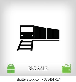 train vector icon