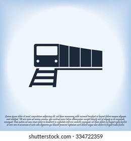 train vector icon