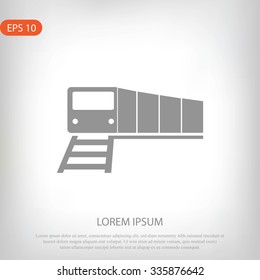 train vector icon