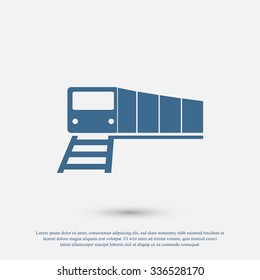 train vector icon