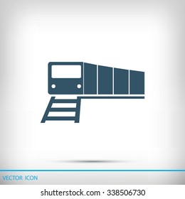 train vector icon