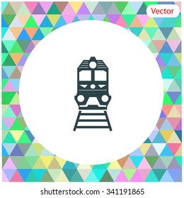 Train vector icon.