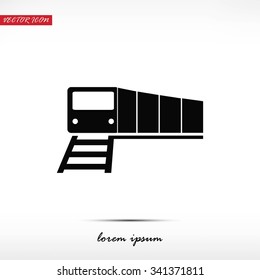 train vector icon