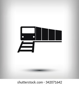 train vector icon