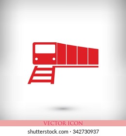 train vector icon