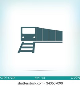 train vector icon