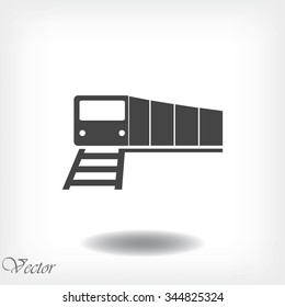 train vector icon