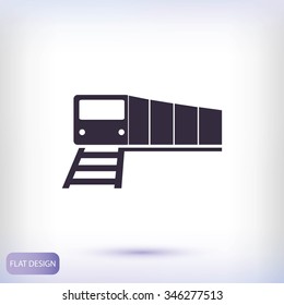 train vector icon