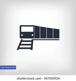train vector icon