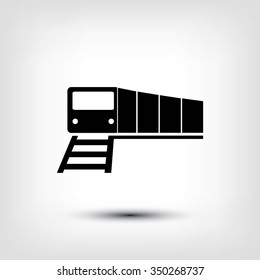 train vector icon