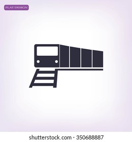 train vector icon