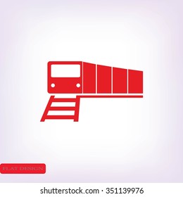 train vector icon