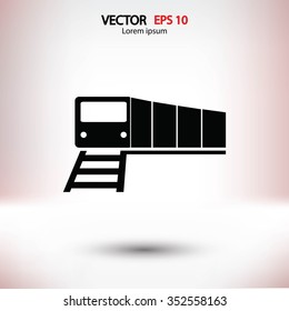 train vector icon