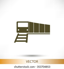 train vector icon