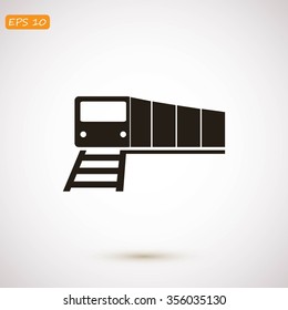 train vector icon