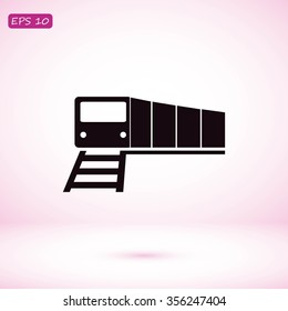 train vector icon