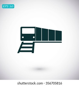 train vector icon