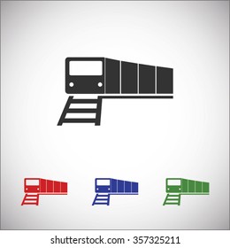 train vector icon
