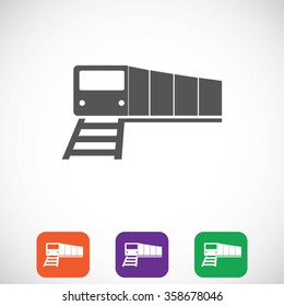 train vector icon