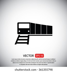 train vector icon
