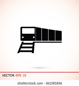 train vector icon
