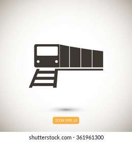 train vector icon