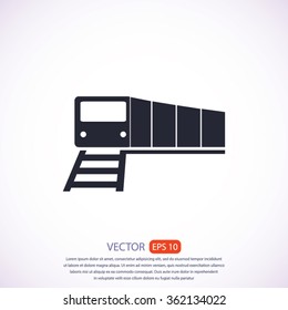 train vector icon