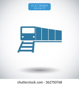 train vector icon