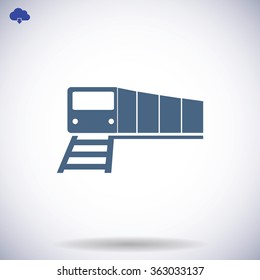 train vector icon