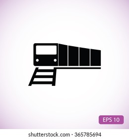 train vector icon