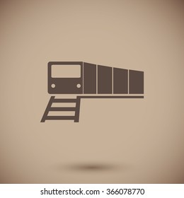 train vector icon