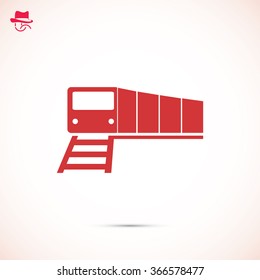 train vector icon